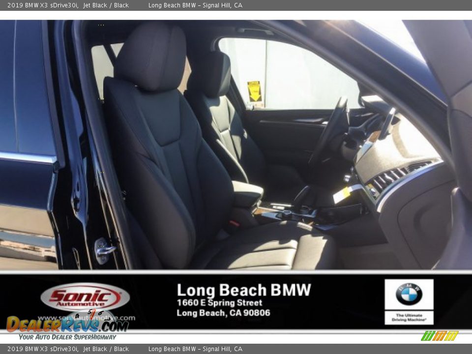 2019 BMW X3 sDrive30i Jet Black / Black Photo #5