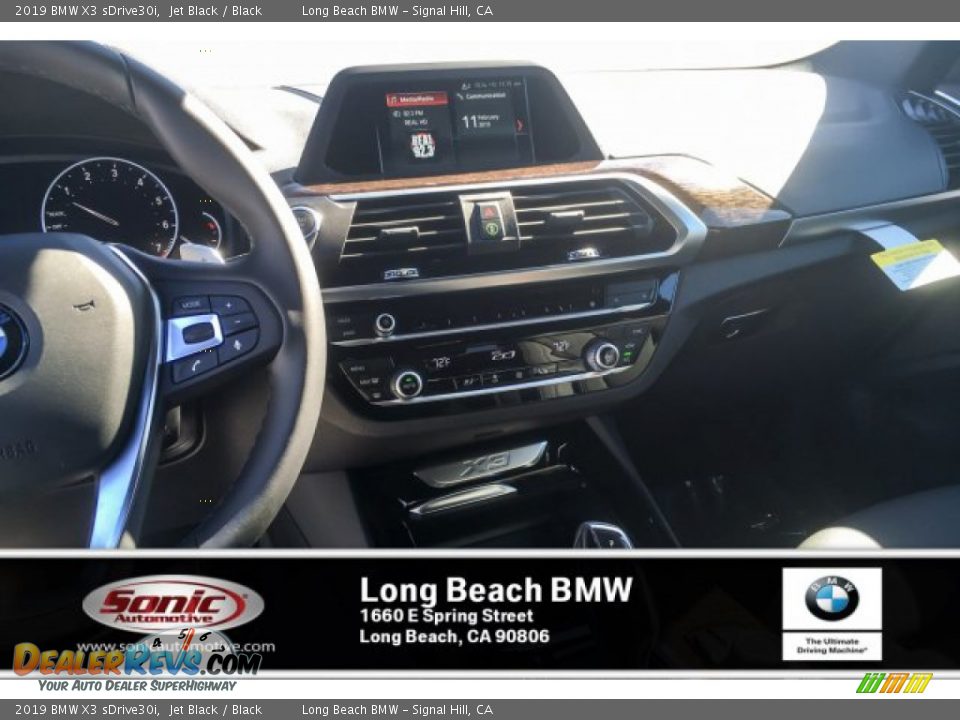 2019 BMW X3 sDrive30i Jet Black / Black Photo #6
