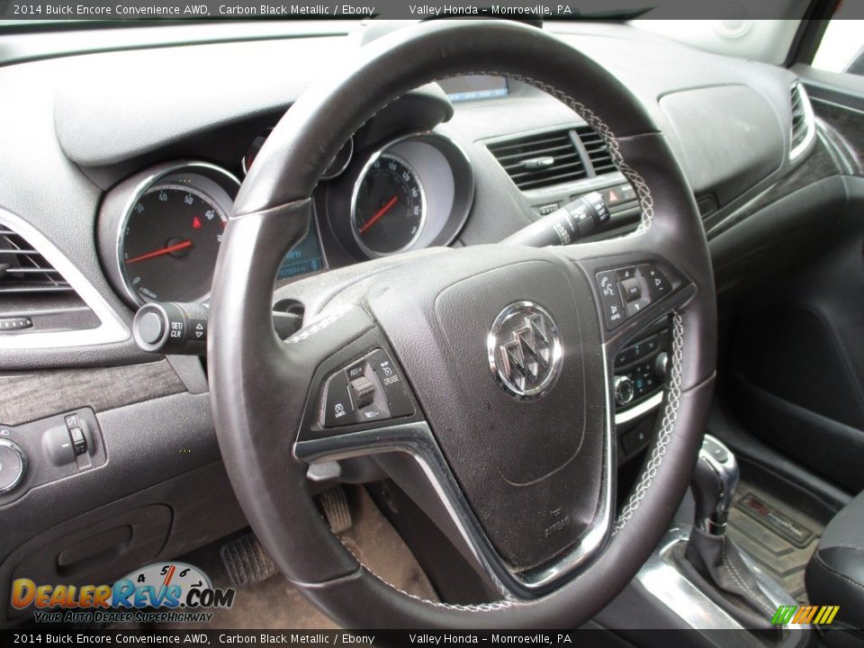 2014 Buick Encore Convenience AWD Carbon Black Metallic / Ebony Photo #14