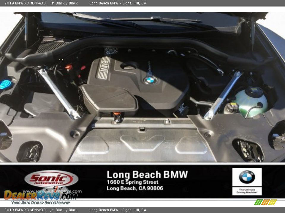 2019 BMW X3 sDrive30i Jet Black / Black Photo #8