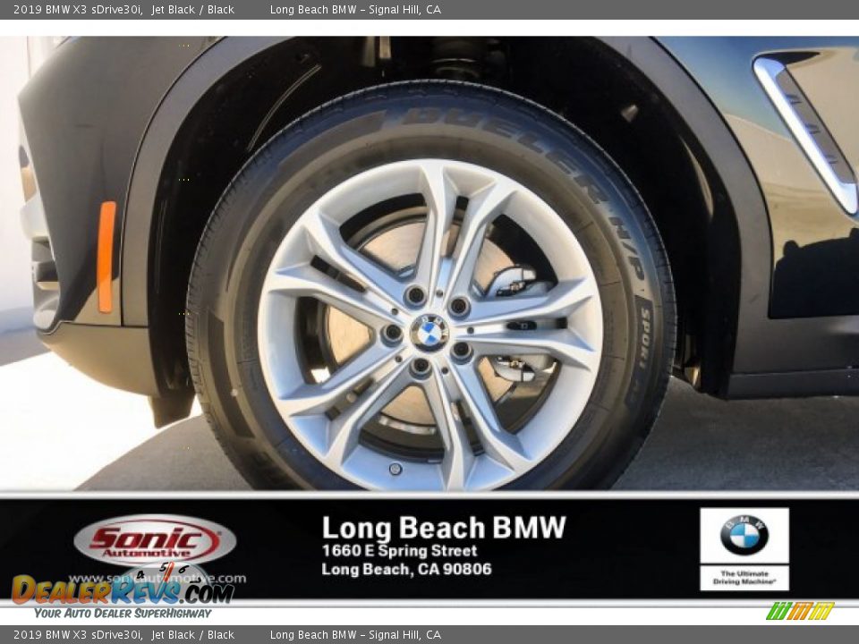 2019 BMW X3 sDrive30i Jet Black / Black Photo #9