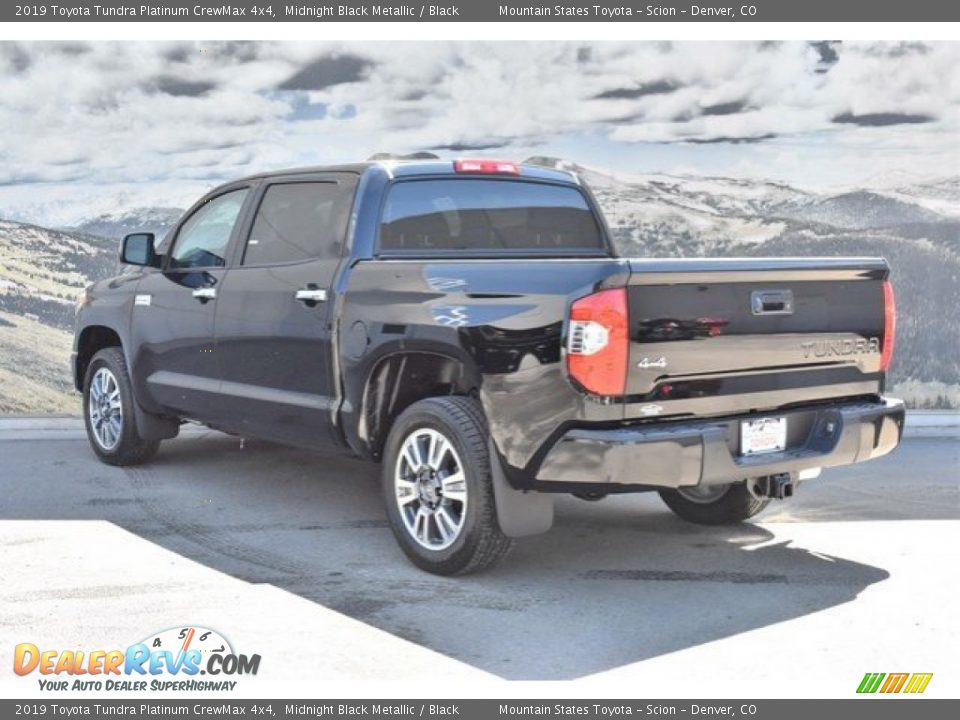 2019 Toyota Tundra Platinum CrewMax 4x4 Midnight Black Metallic / Black Photo #3