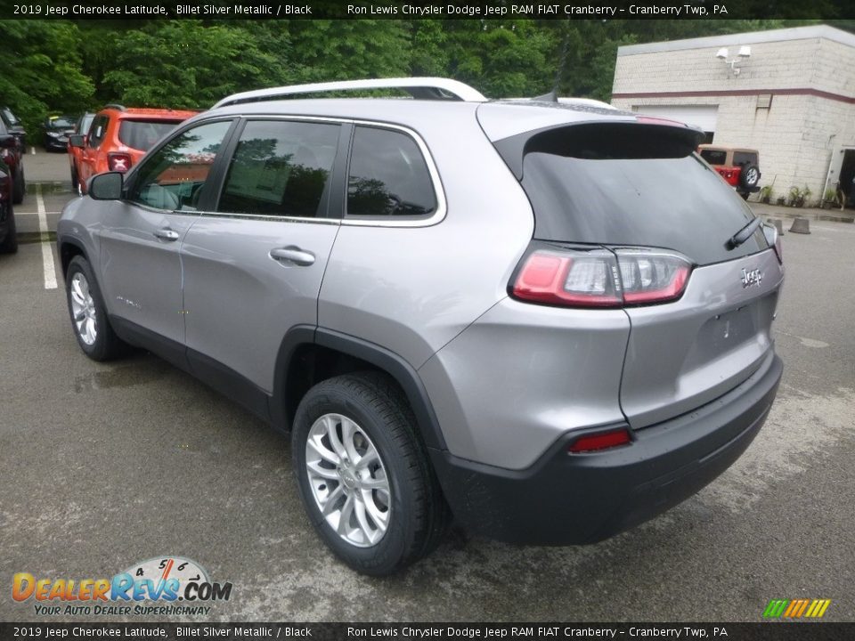 2019 Jeep Cherokee Latitude Billet Silver Metallic / Black Photo #3