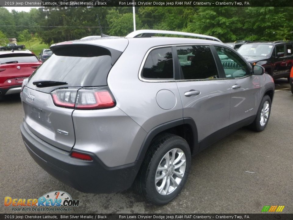 2019 Jeep Cherokee Latitude Billet Silver Metallic / Black Photo #5