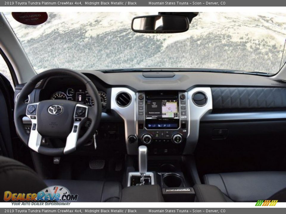 2019 Toyota Tundra Platinum CrewMax 4x4 Midnight Black Metallic / Black Photo #7