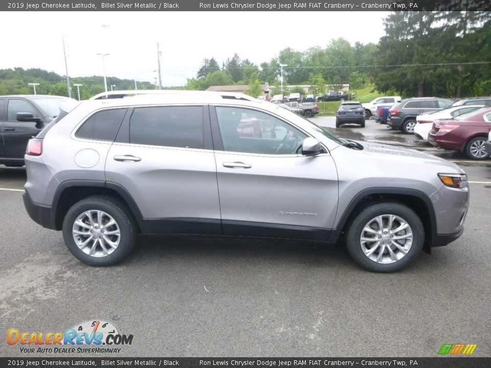 2019 Jeep Cherokee Latitude Billet Silver Metallic / Black Photo #6