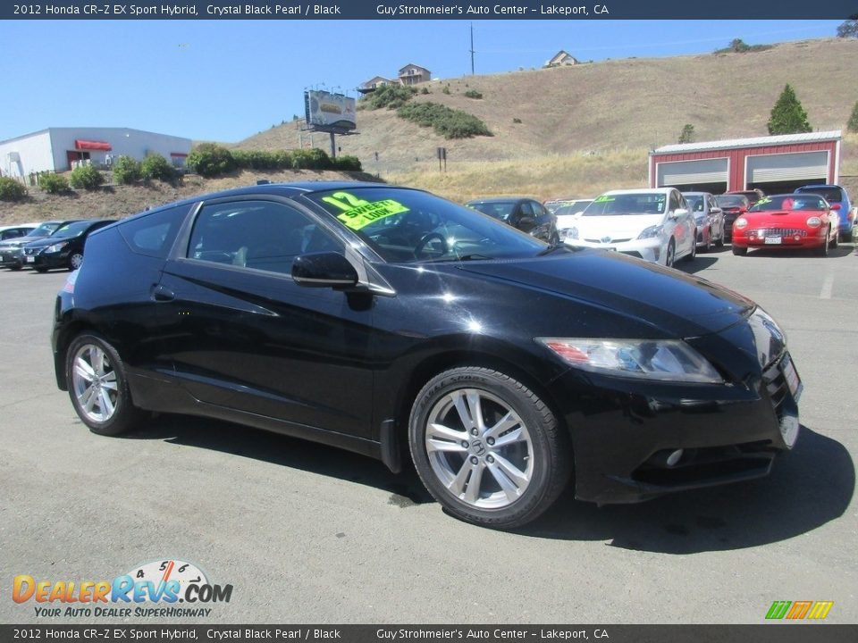 2012 Honda CR-Z EX Sport Hybrid Crystal Black Pearl / Black Photo #1