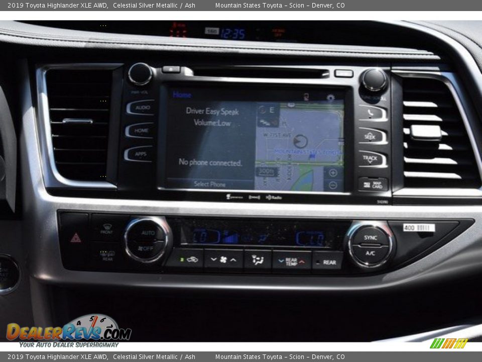 2019 Toyota Highlander XLE AWD Celestial Silver Metallic / Ash Photo #9