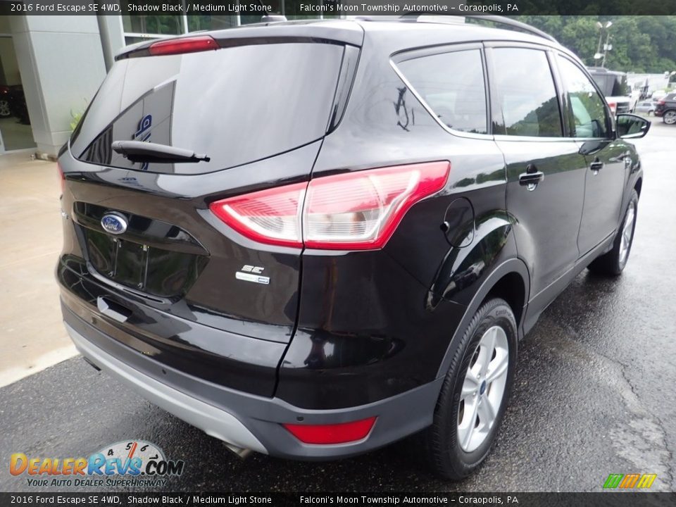 2016 Ford Escape SE 4WD Shadow Black / Medium Light Stone Photo #2