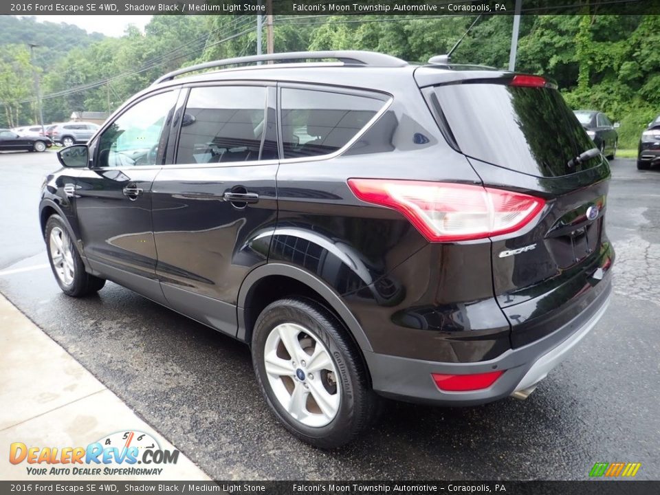 2016 Ford Escape SE 4WD Shadow Black / Medium Light Stone Photo #5