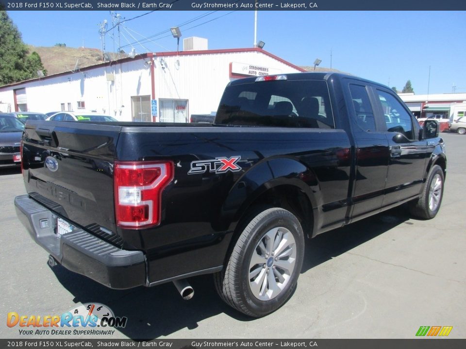 2018 Ford F150 XL SuperCab Shadow Black / Earth Gray Photo #7
