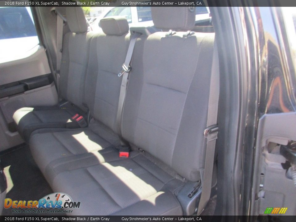 2018 Ford F150 XL SuperCab Shadow Black / Earth Gray Photo #9