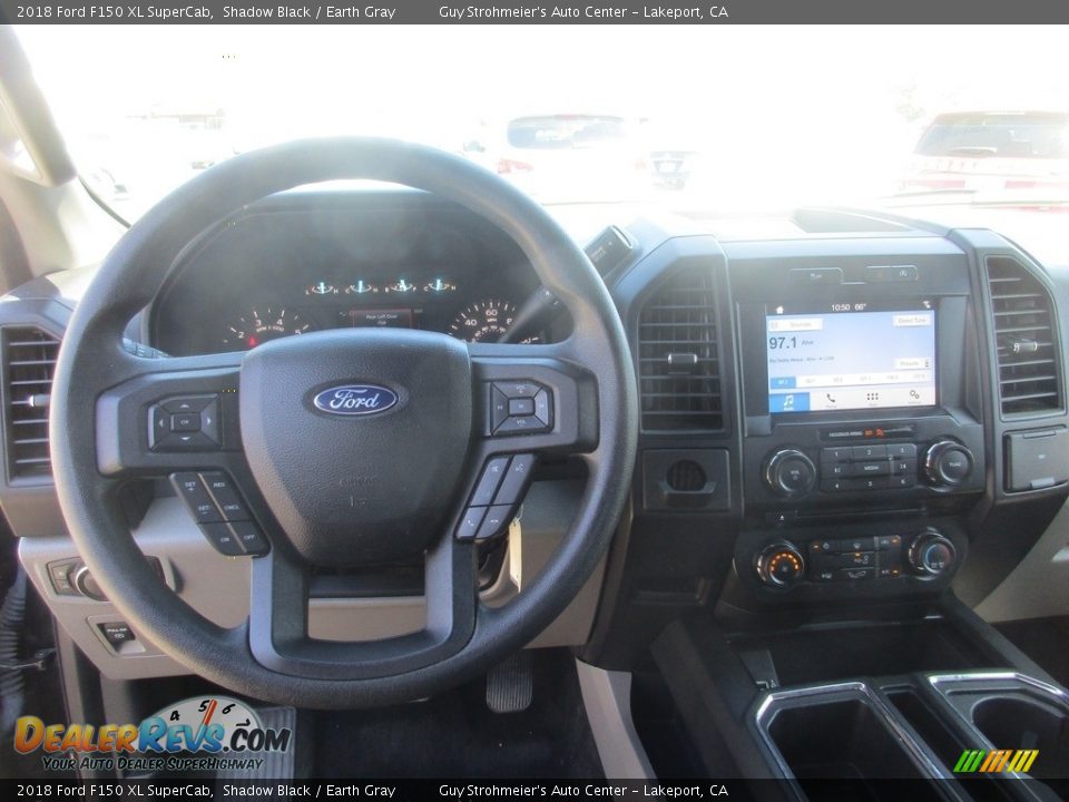 2018 Ford F150 XL SuperCab Shadow Black / Earth Gray Photo #10