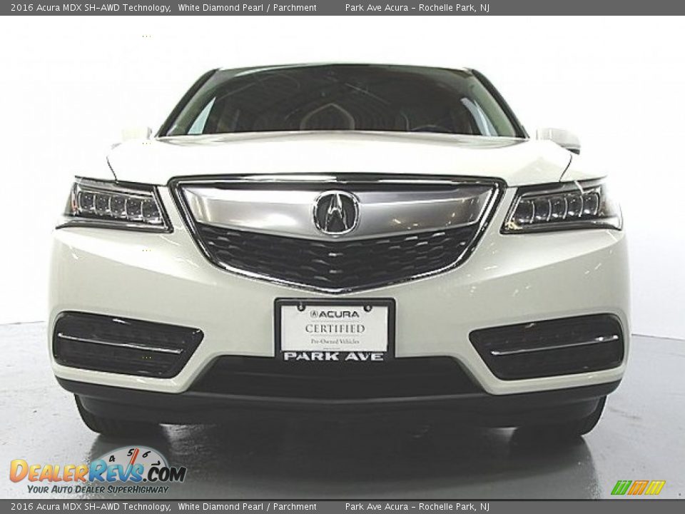 2016 Acura MDX SH-AWD Technology White Diamond Pearl / Parchment Photo #8