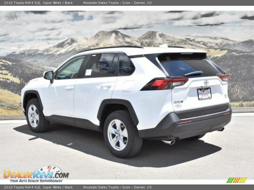 2019 Toyota RAV4 XLE Super White / Black Photo #3