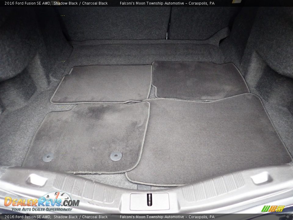 2016 Ford Fusion SE AWD Shadow Black / Charcoal Black Photo #4