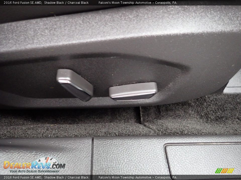 2016 Ford Fusion SE AWD Shadow Black / Charcoal Black Photo #13