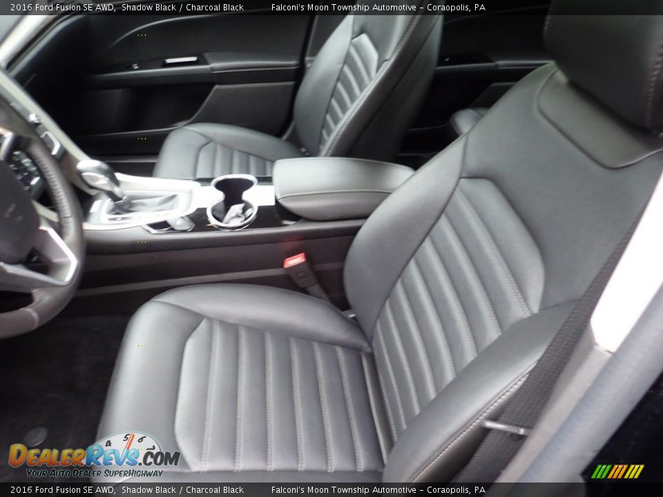 2016 Ford Fusion SE AWD Shadow Black / Charcoal Black Photo #15