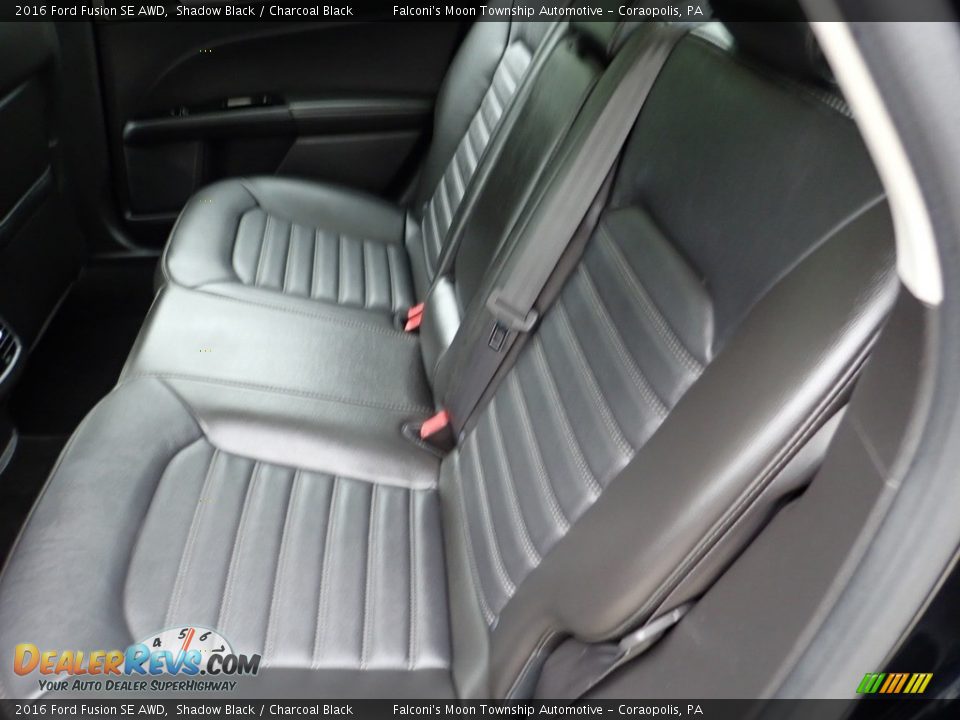 2016 Ford Fusion SE AWD Shadow Black / Charcoal Black Photo #16