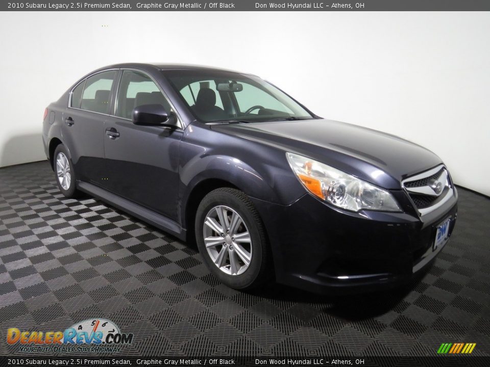 2010 Subaru Legacy 2.5i Premium Sedan Graphite Gray Metallic / Off Black Photo #2