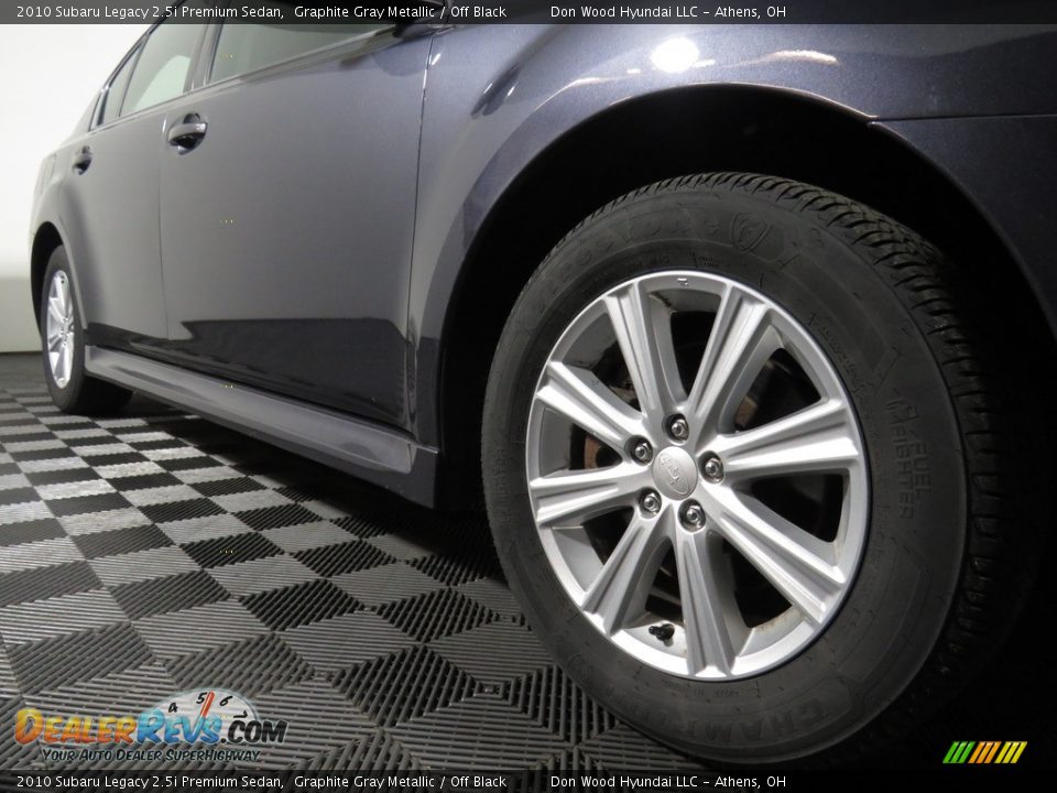 2010 Subaru Legacy 2.5i Premium Sedan Graphite Gray Metallic / Off Black Photo #3