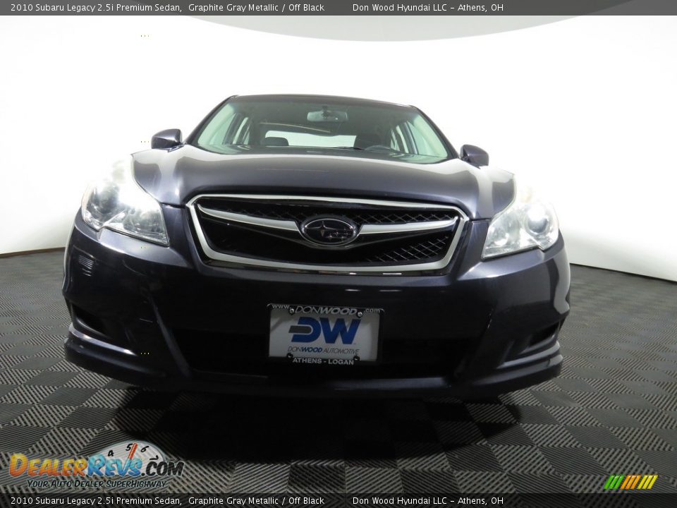 2010 Subaru Legacy 2.5i Premium Sedan Graphite Gray Metallic / Off Black Photo #4