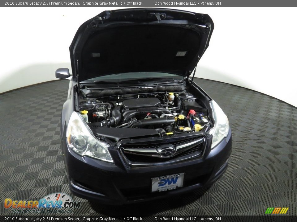 2010 Subaru Legacy 2.5i Premium Sedan Graphite Gray Metallic / Off Black Photo #5