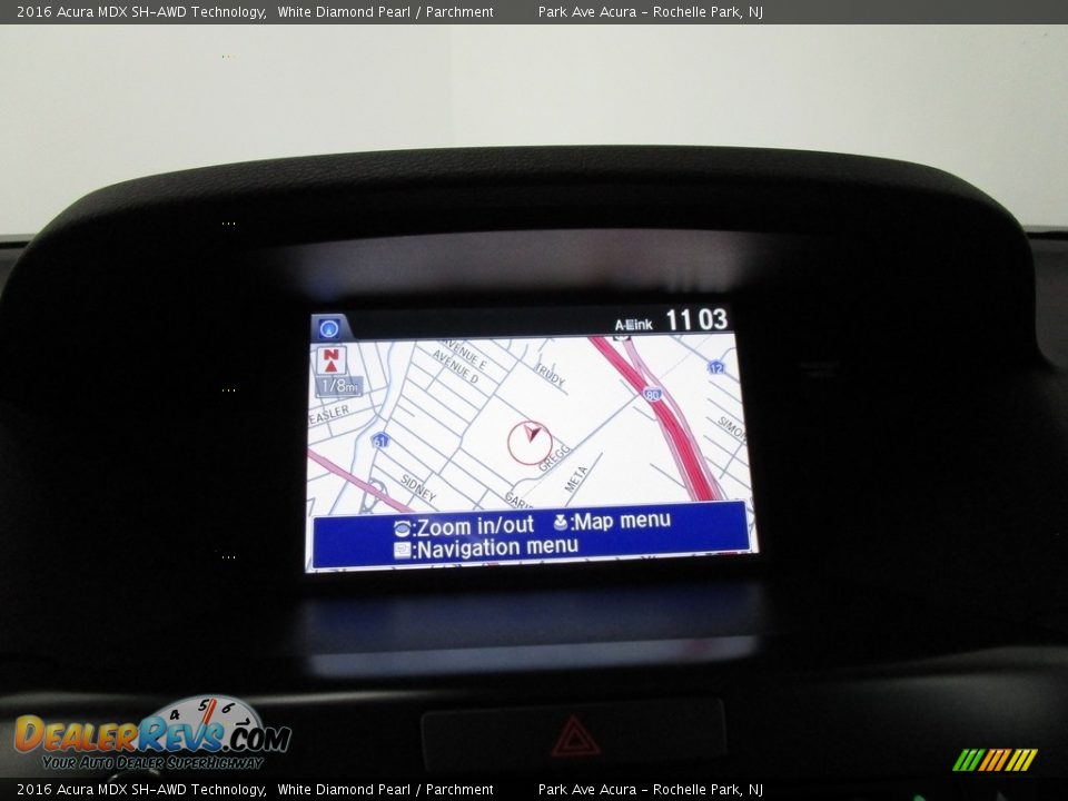 2016 Acura MDX SH-AWD Technology White Diamond Pearl / Parchment Photo #31