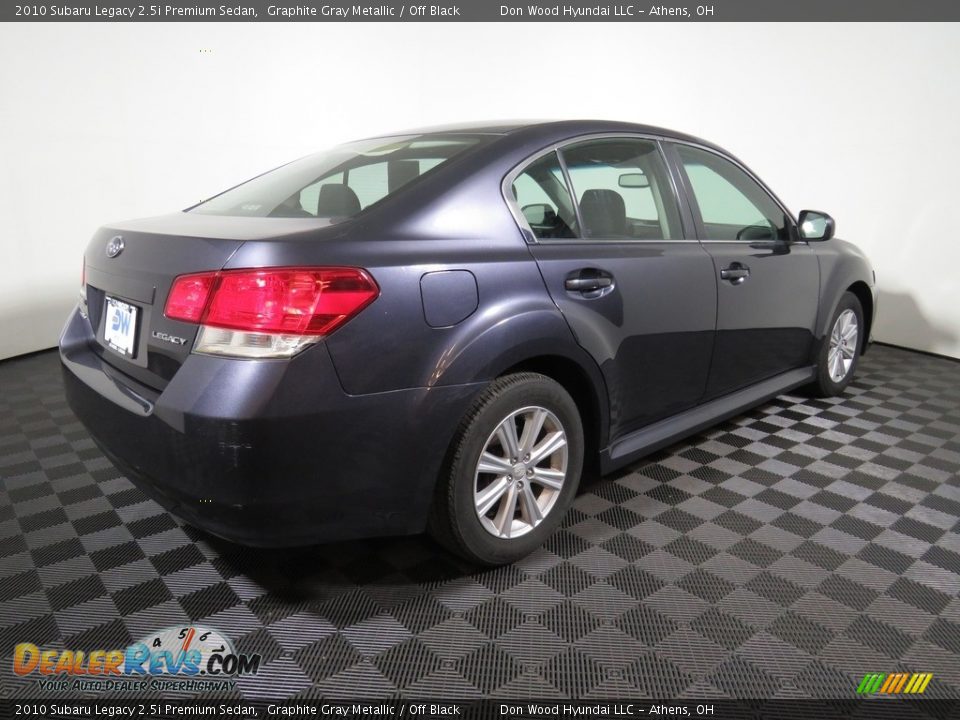 2010 Subaru Legacy 2.5i Premium Sedan Graphite Gray Metallic / Off Black Photo #14