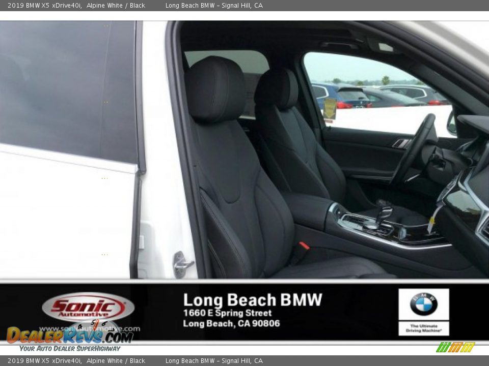 2019 BMW X5 xDrive40i Alpine White / Black Photo #7