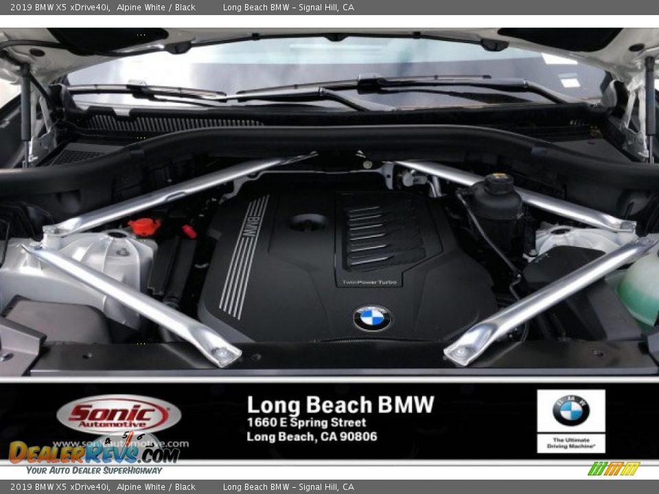 2019 BMW X5 xDrive40i Alpine White / Black Photo #8