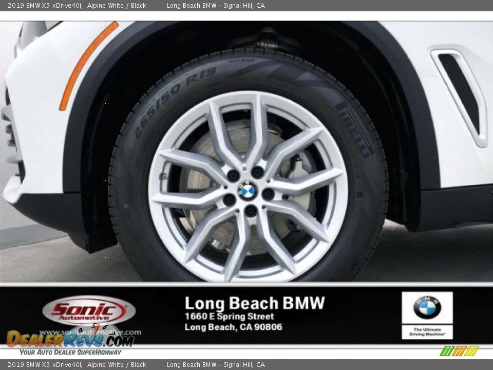 2019 BMW X5 xDrive40i Alpine White / Black Photo #9