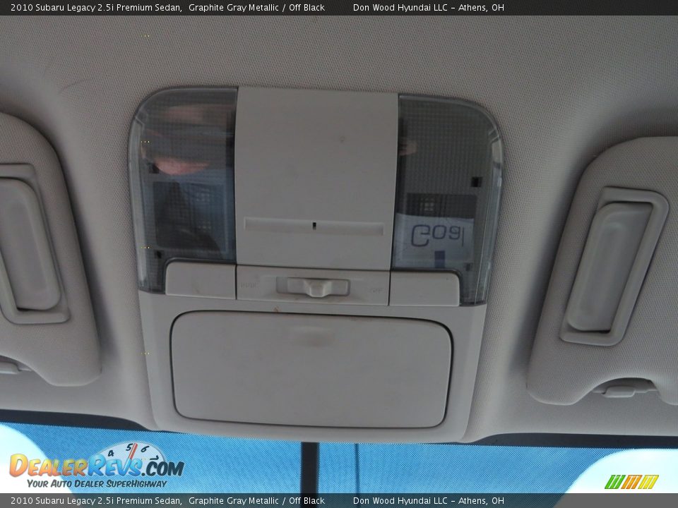 2010 Subaru Legacy 2.5i Premium Sedan Graphite Gray Metallic / Off Black Photo #35