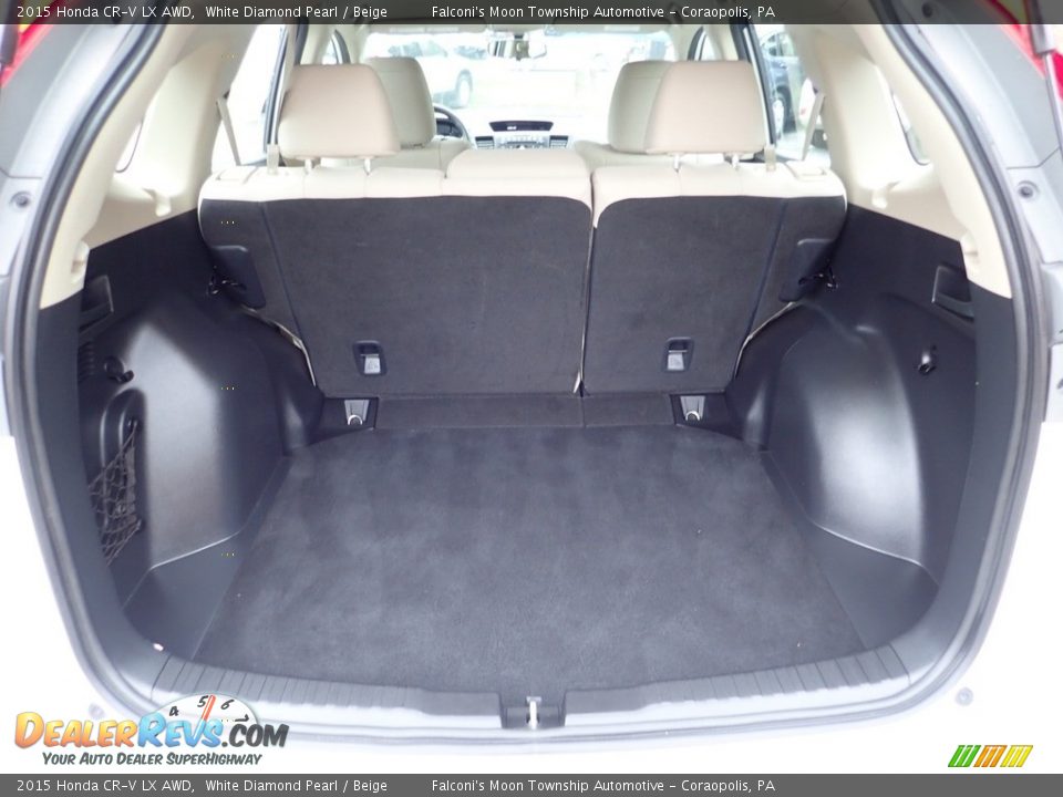 2015 Honda CR-V LX AWD White Diamond Pearl / Beige Photo #5