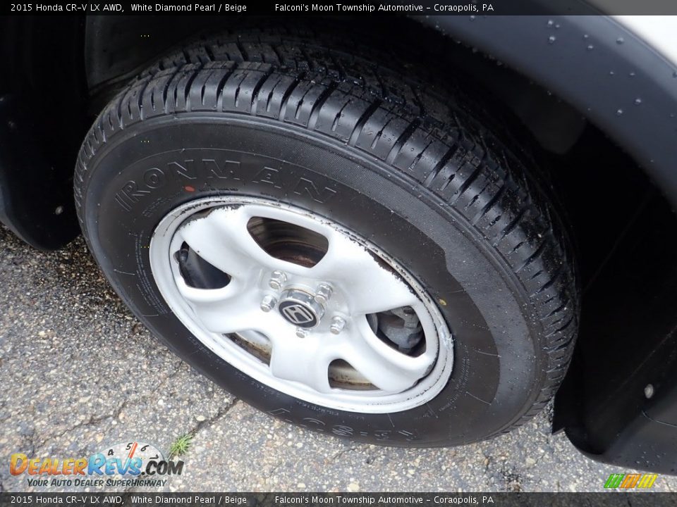 2015 Honda CR-V LX AWD White Diamond Pearl / Beige Photo #10