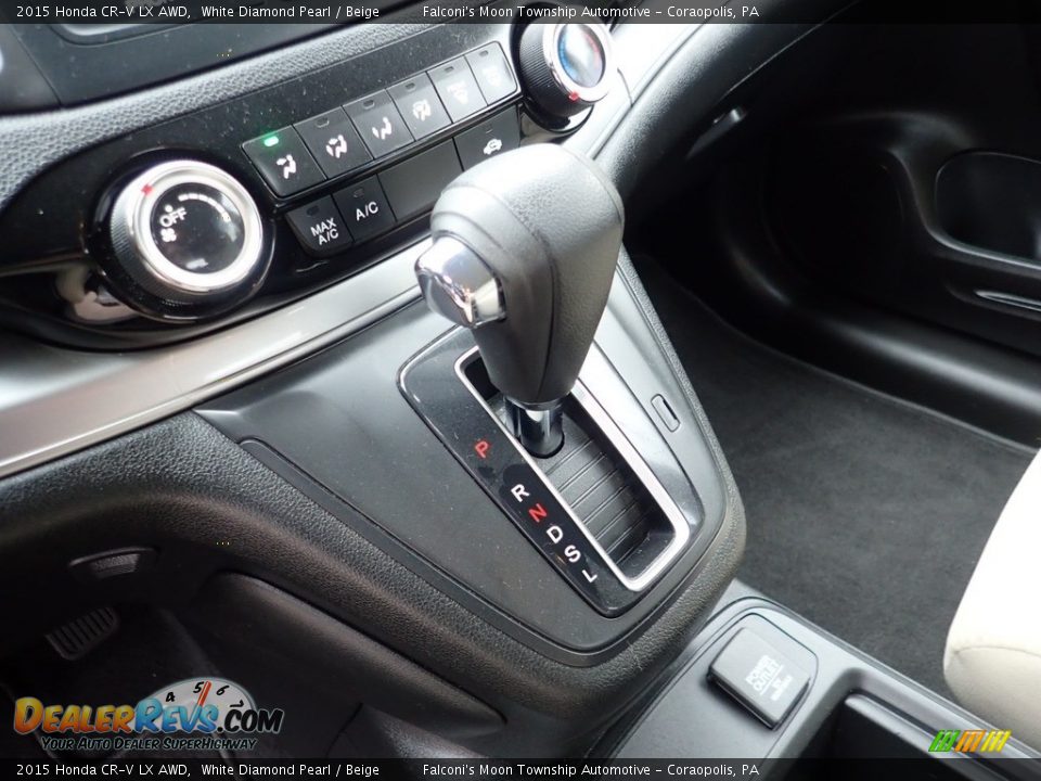 2015 Honda CR-V LX AWD White Diamond Pearl / Beige Photo #20