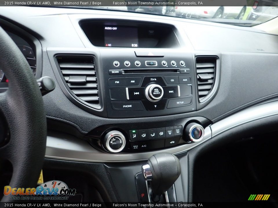 2015 Honda CR-V LX AWD White Diamond Pearl / Beige Photo #22