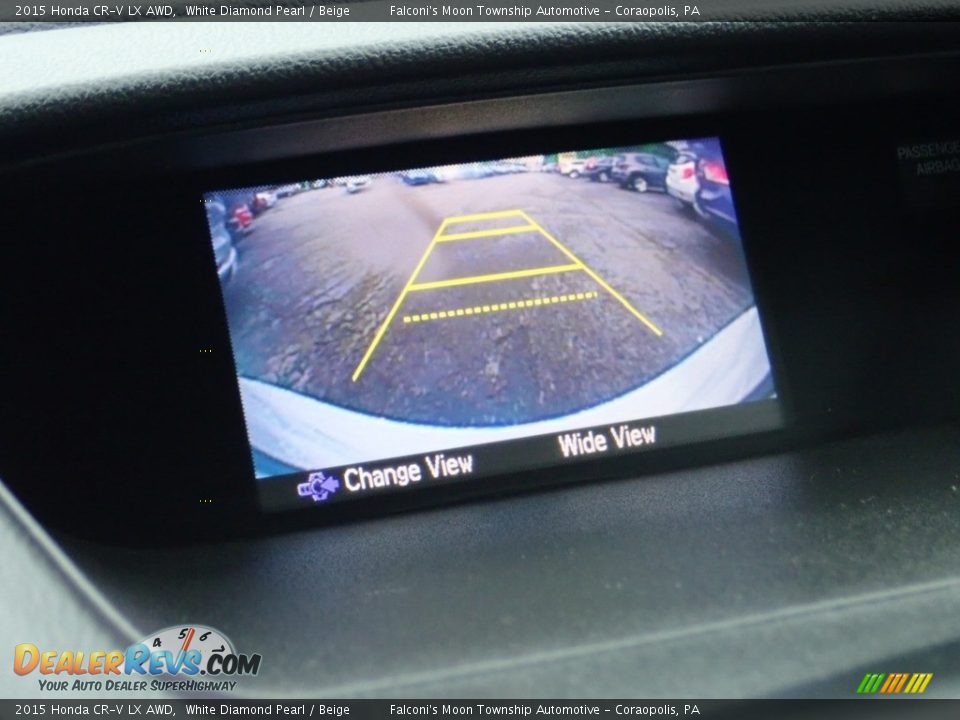 2015 Honda CR-V LX AWD White Diamond Pearl / Beige Photo #25