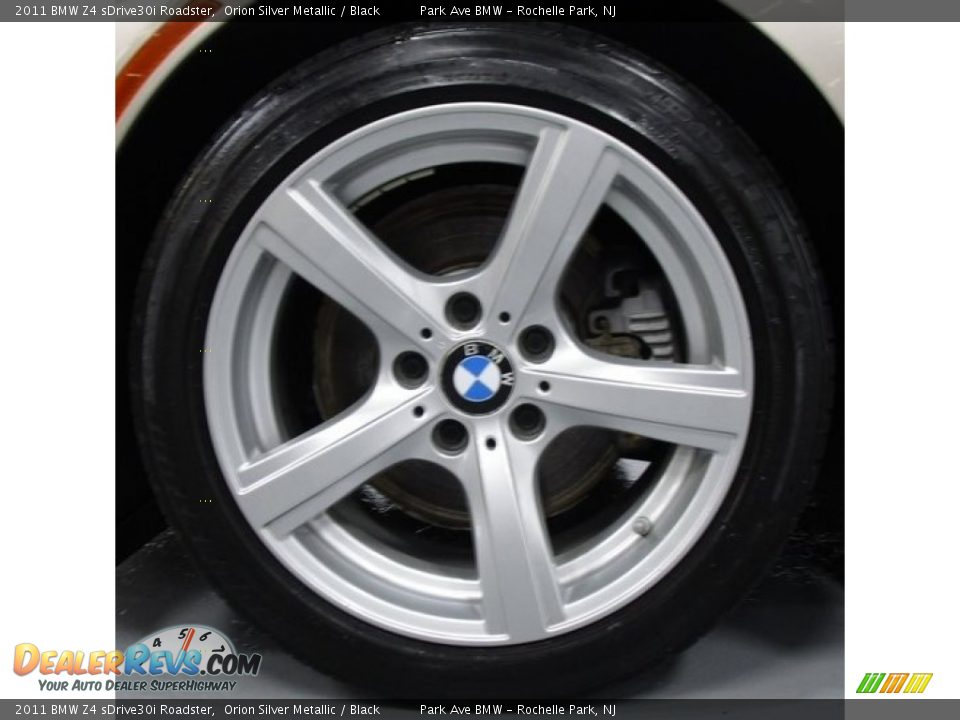 2011 BMW Z4 sDrive30i Roadster Orion Silver Metallic / Black Photo #16