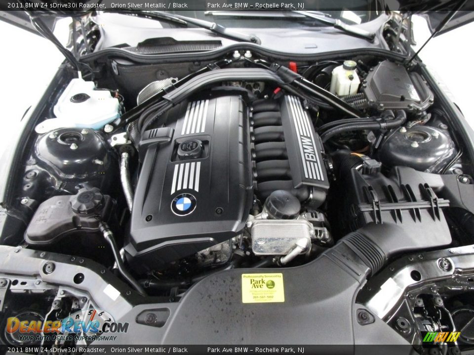 2011 BMW Z4 sDrive30i Roadster Orion Silver Metallic / Black Photo #17