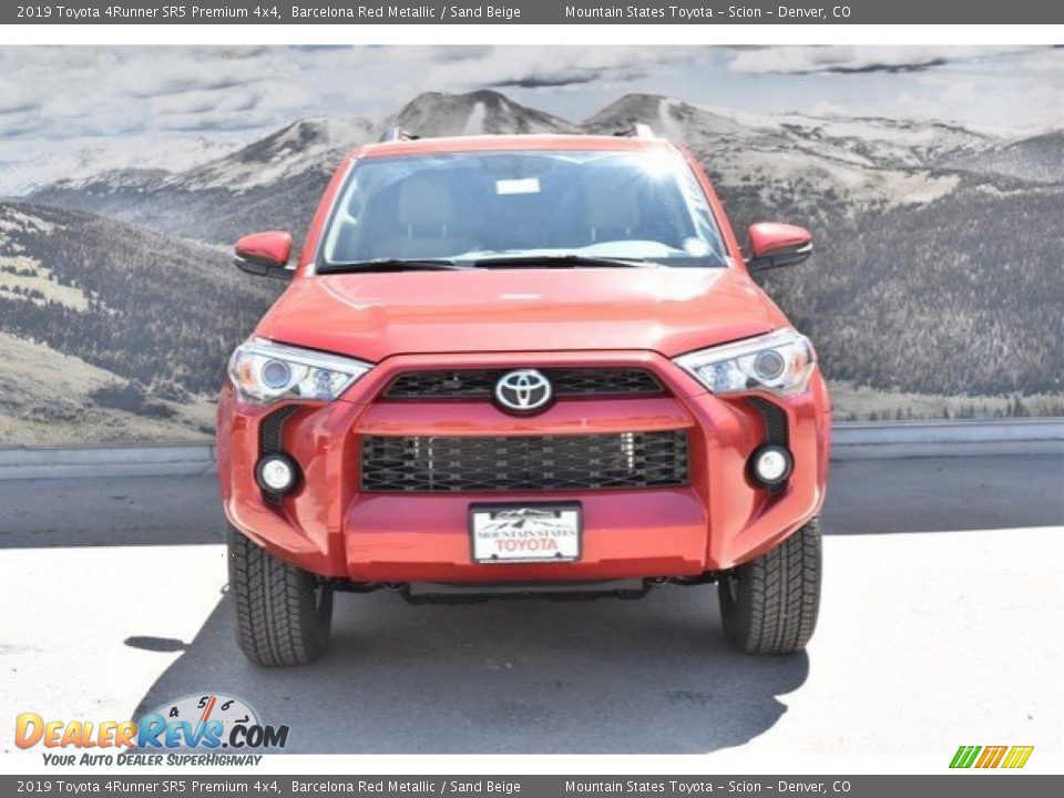 2019 Toyota 4Runner SR5 Premium 4x4 Barcelona Red Metallic / Sand Beige Photo #2
