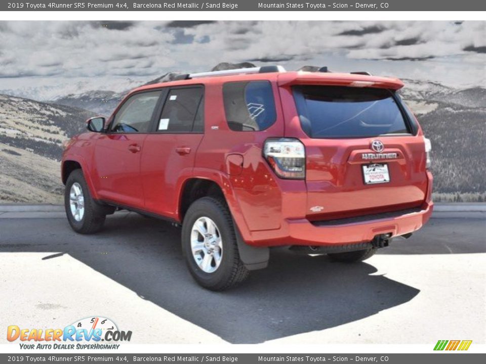 2019 Toyota 4Runner SR5 Premium 4x4 Barcelona Red Metallic / Sand Beige Photo #3