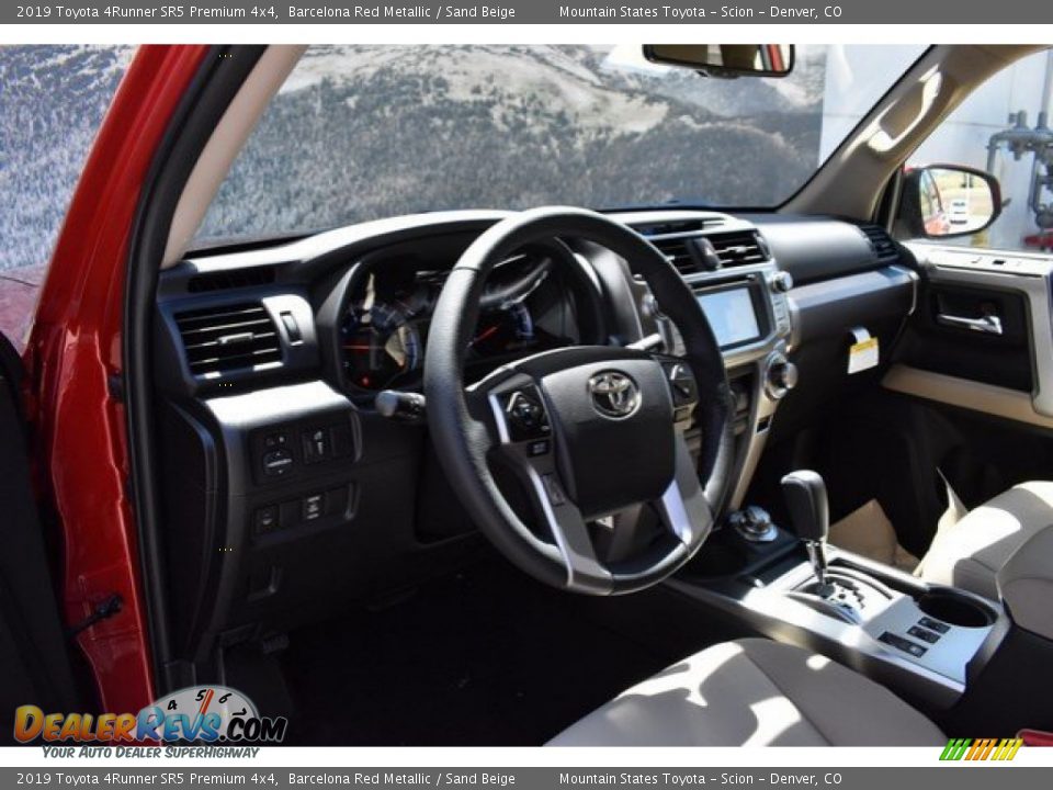 2019 Toyota 4Runner SR5 Premium 4x4 Barcelona Red Metallic / Sand Beige Photo #5