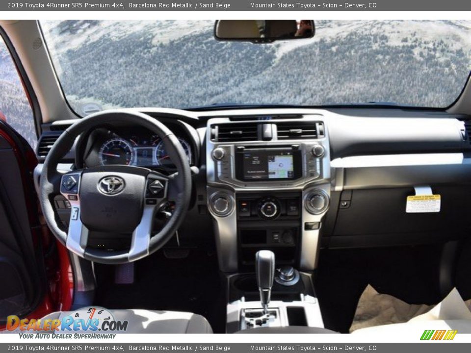 2019 Toyota 4Runner SR5 Premium 4x4 Barcelona Red Metallic / Sand Beige Photo #7