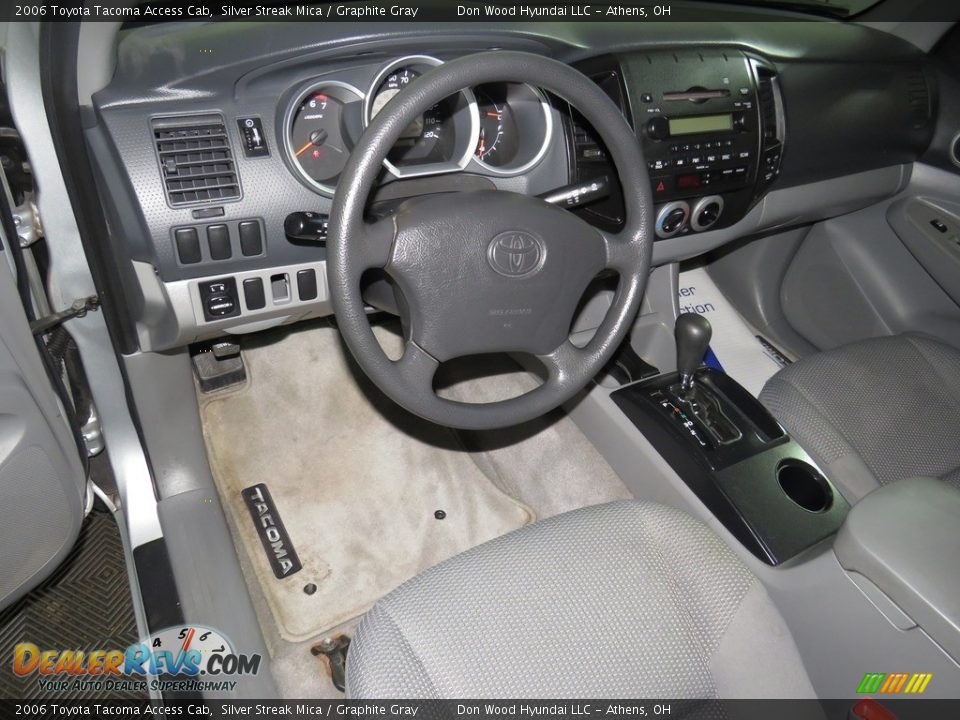 2006 Toyota Tacoma Access Cab Silver Streak Mica / Graphite Gray Photo #21