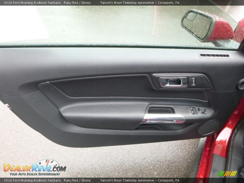 Door Panel of 2019 Ford Mustang EcoBoost Fastback Photo #8
