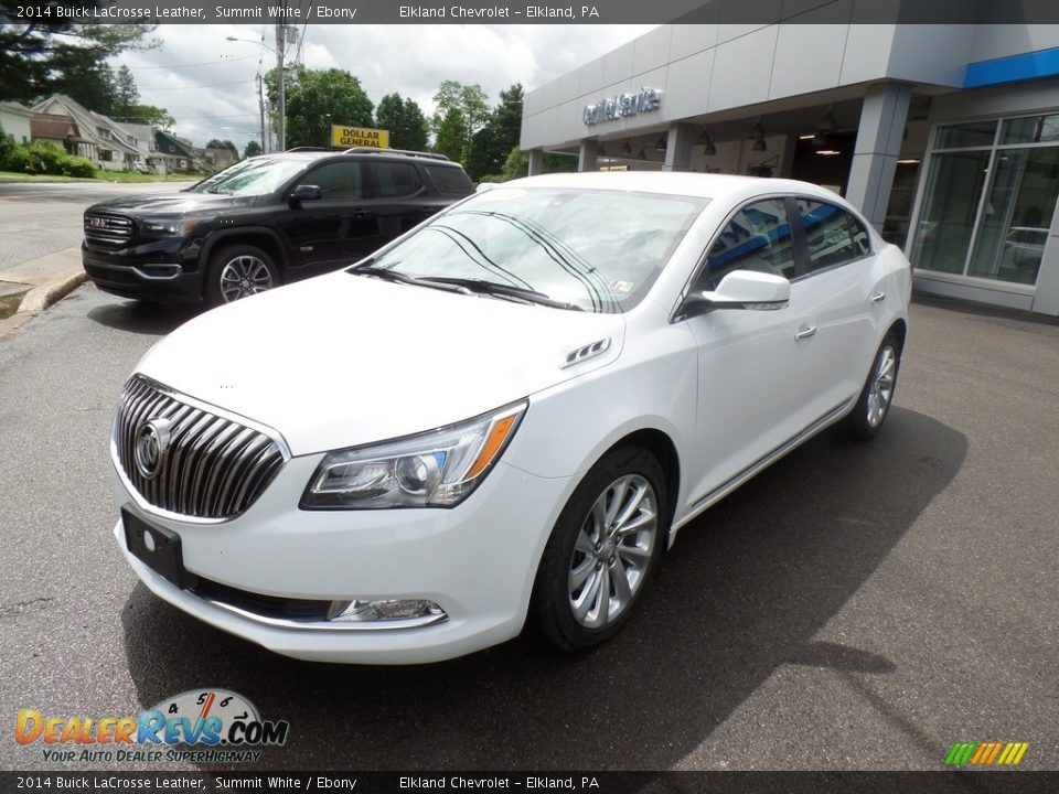 2014 Buick LaCrosse Leather Summit White / Ebony Photo #1