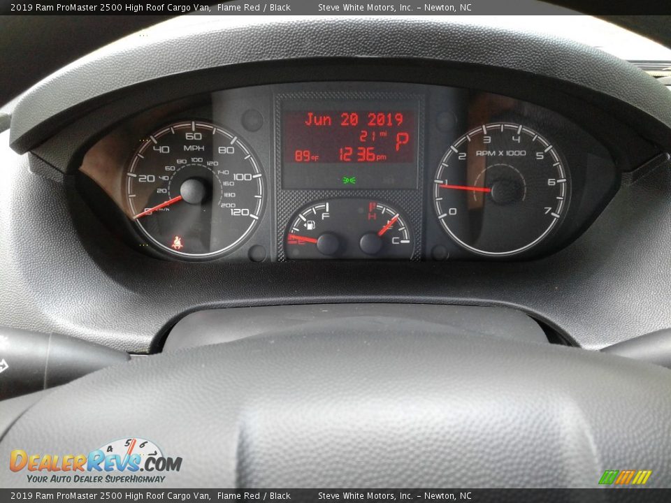 2019 Ram ProMaster 2500 High Roof Cargo Van Flame Red / Black Photo #18