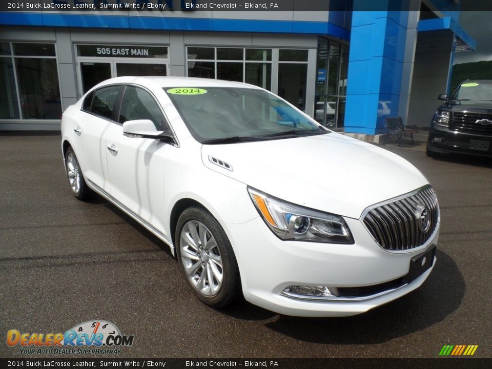 2014 Buick LaCrosse Leather Summit White / Ebony Photo #3