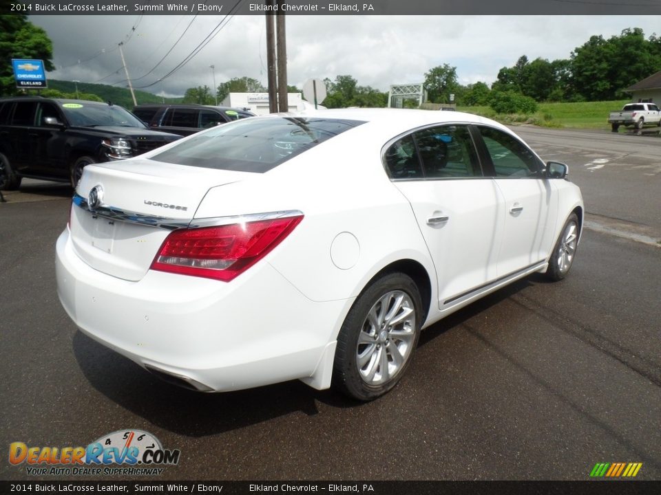 2014 Buick LaCrosse Leather Summit White / Ebony Photo #5